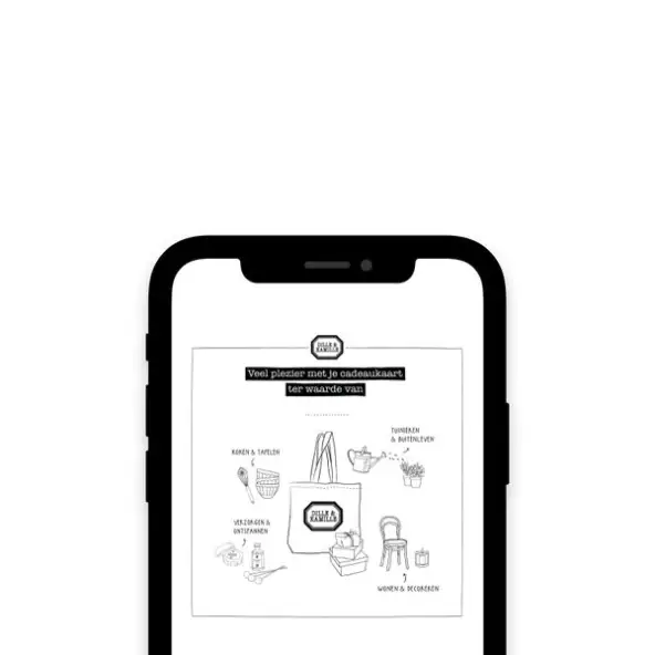 Digitale cadeaukaart € 50