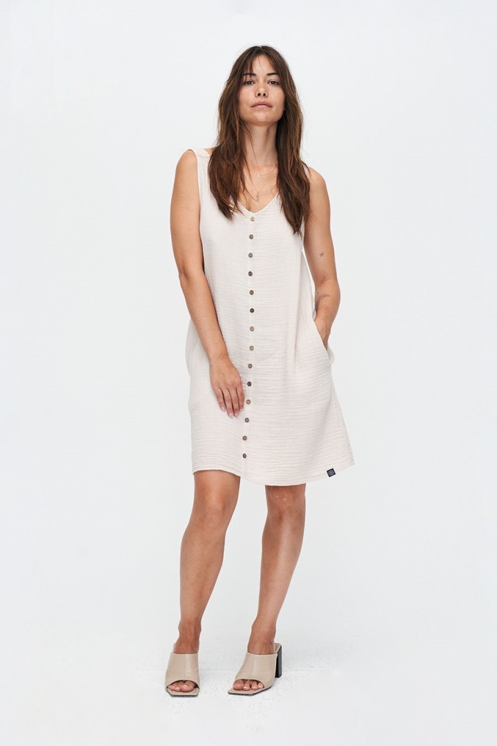 Kuyichi  Jurk Stella Beige