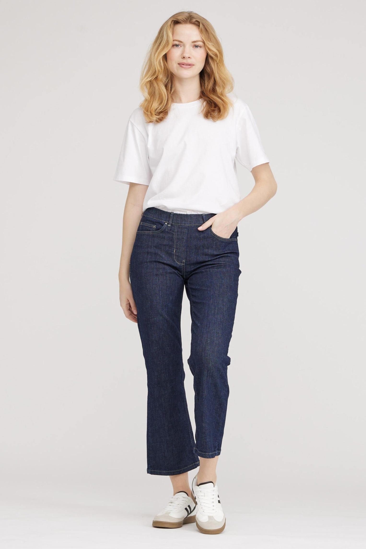 LAURIE  Jeans Helen Straight Xsl Donkerblauw Denim