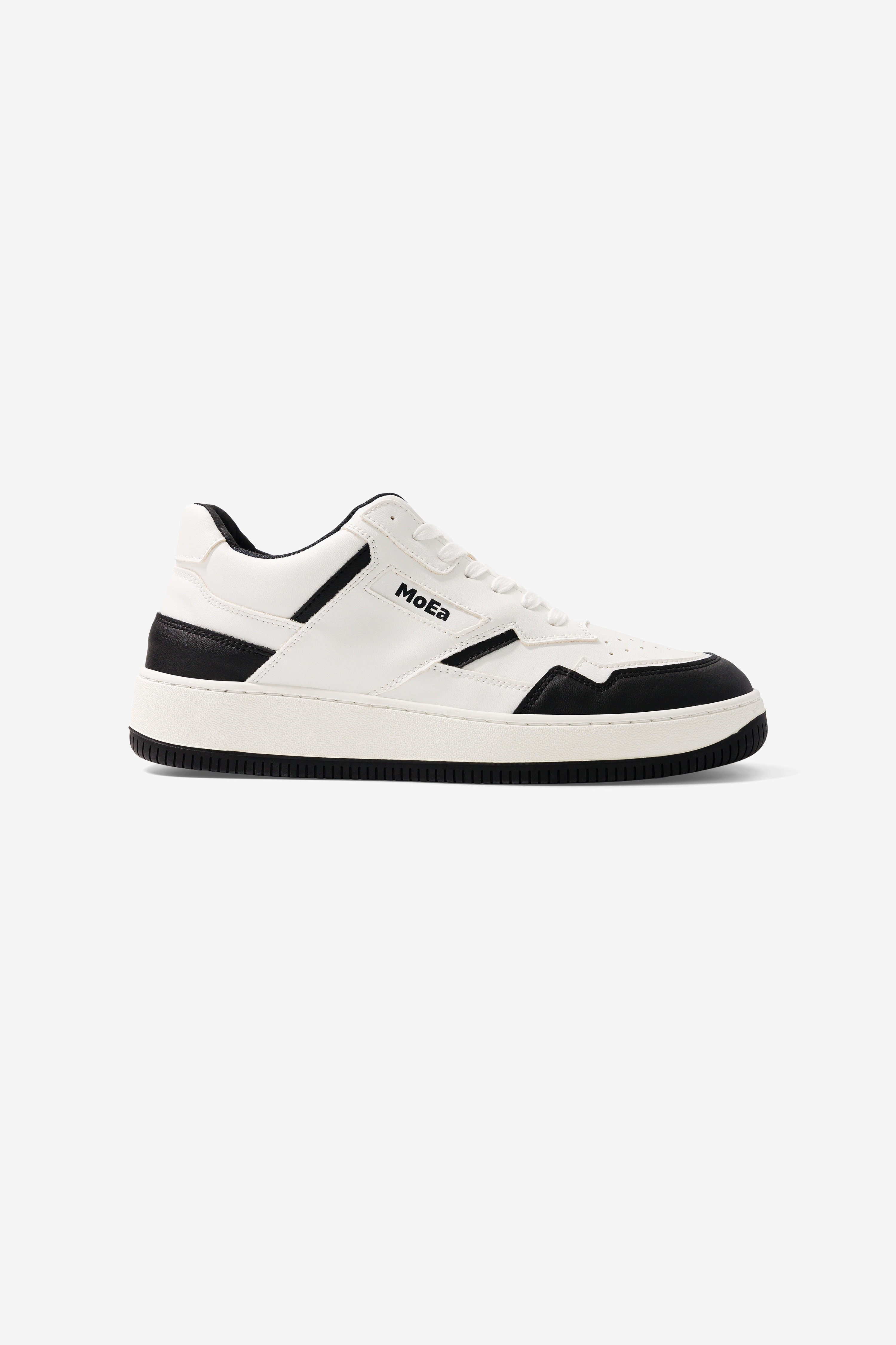 MoEa mannen vegan Gen1 Sport Sneaker Druiven Wit & Zwart