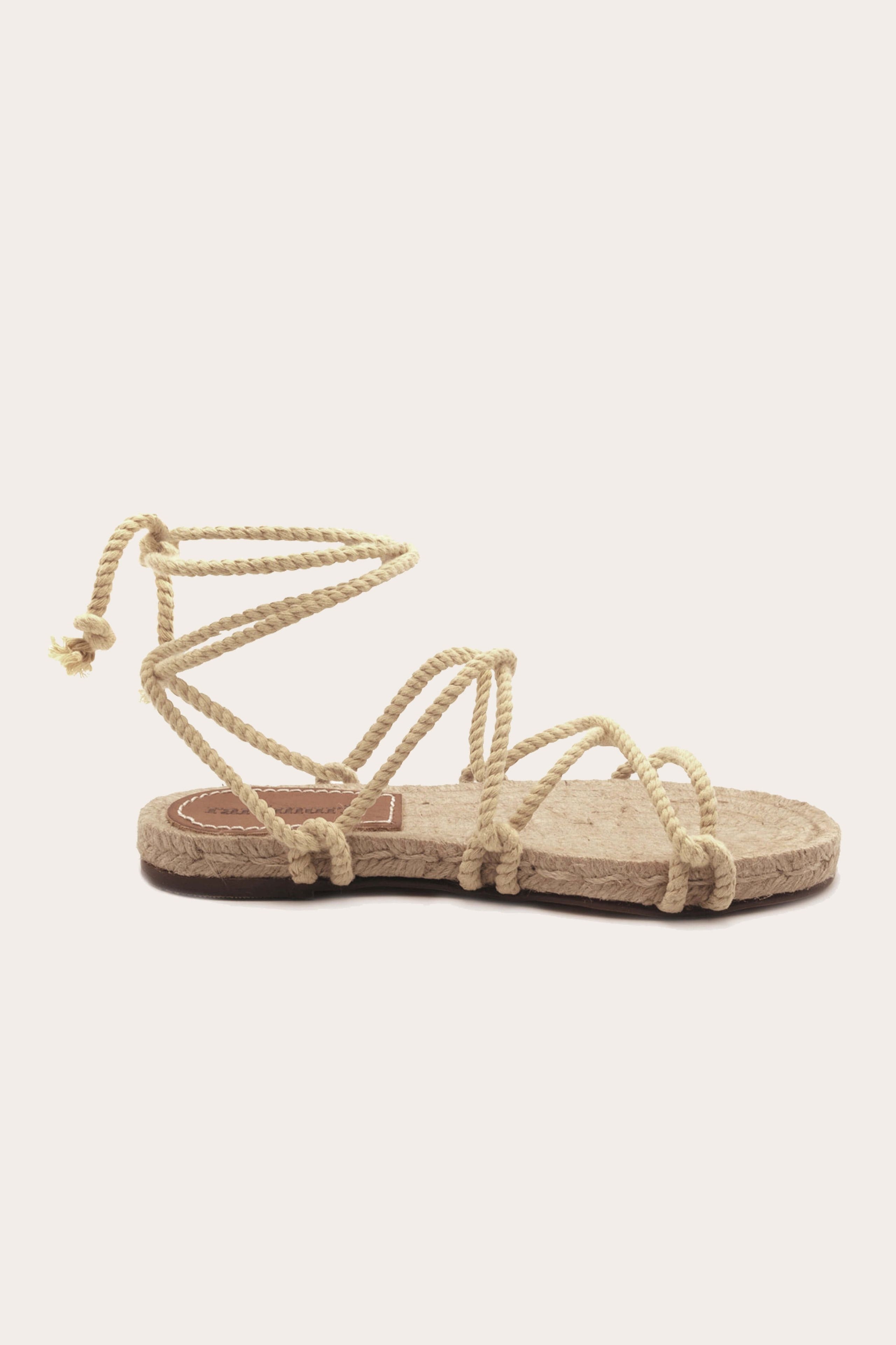 Rarámuri  Sandalen Cruz Low Jute Beige