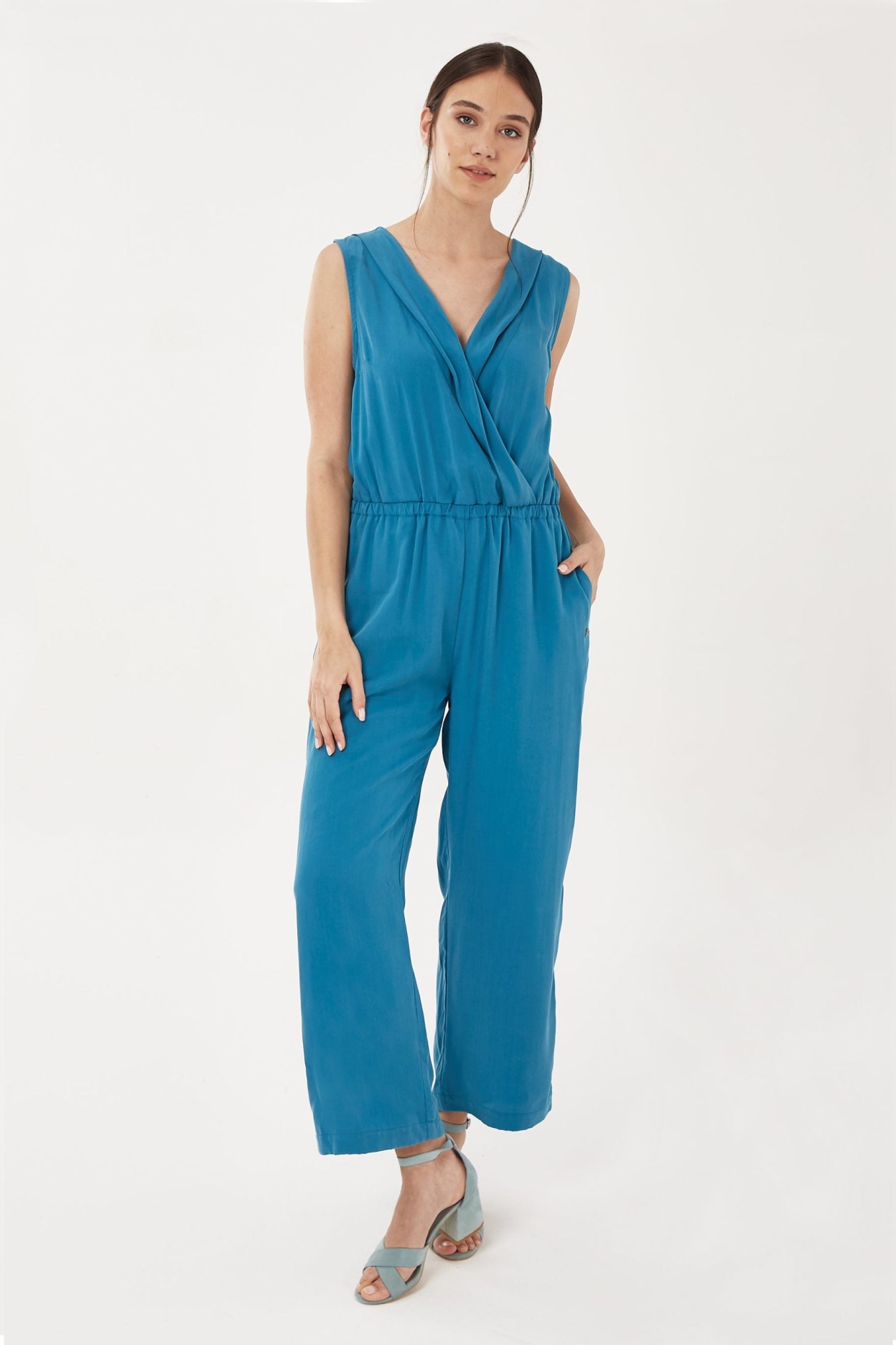 ORGANICATION  Jumpsuit Blauw