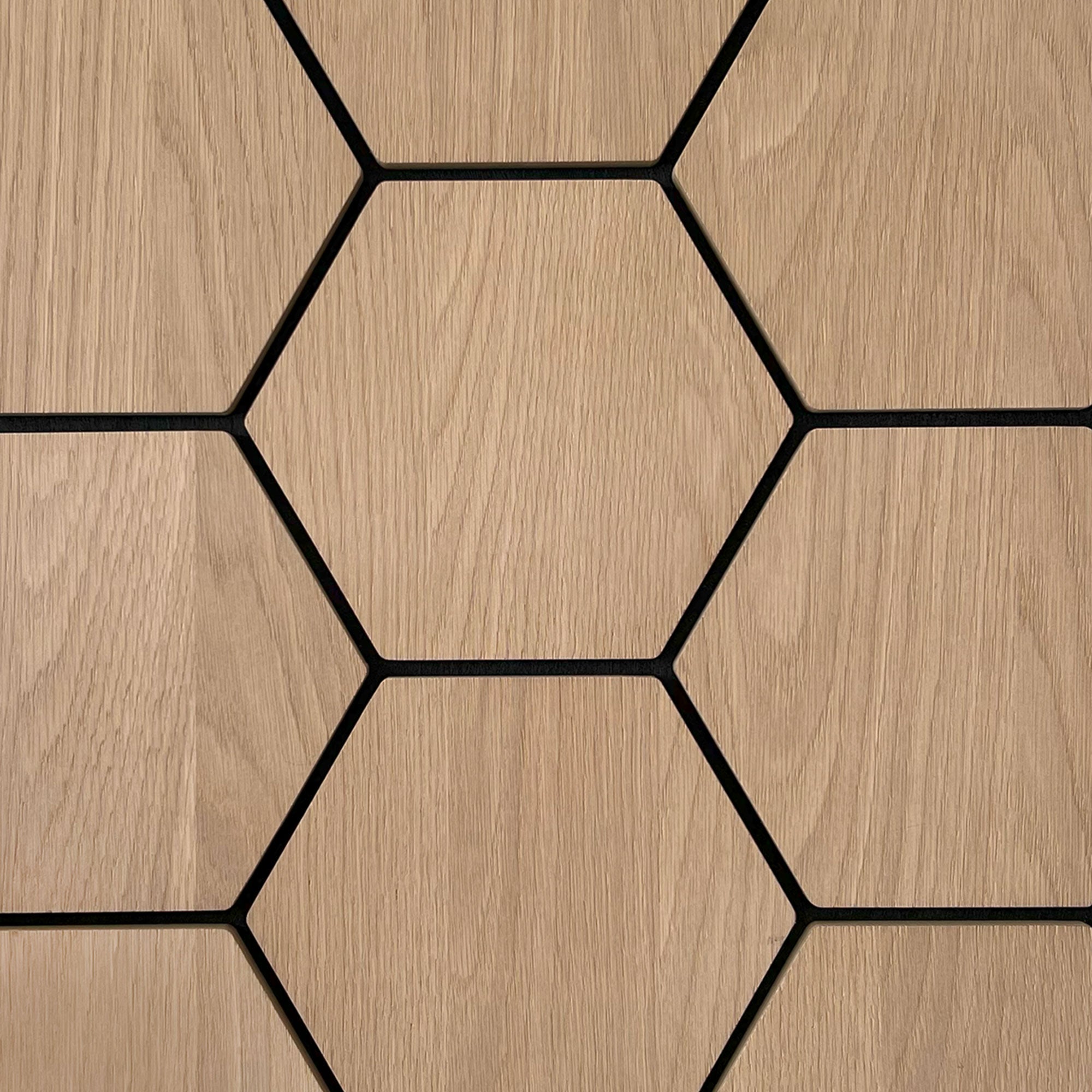 Sample - Hexagon Panel Naturel Eiken