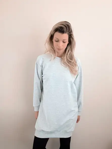 Sweater jurk – Light Grey