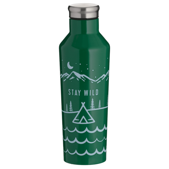 Typhoon Pure dubbelwandige RVS drinkfles - Stay wild
