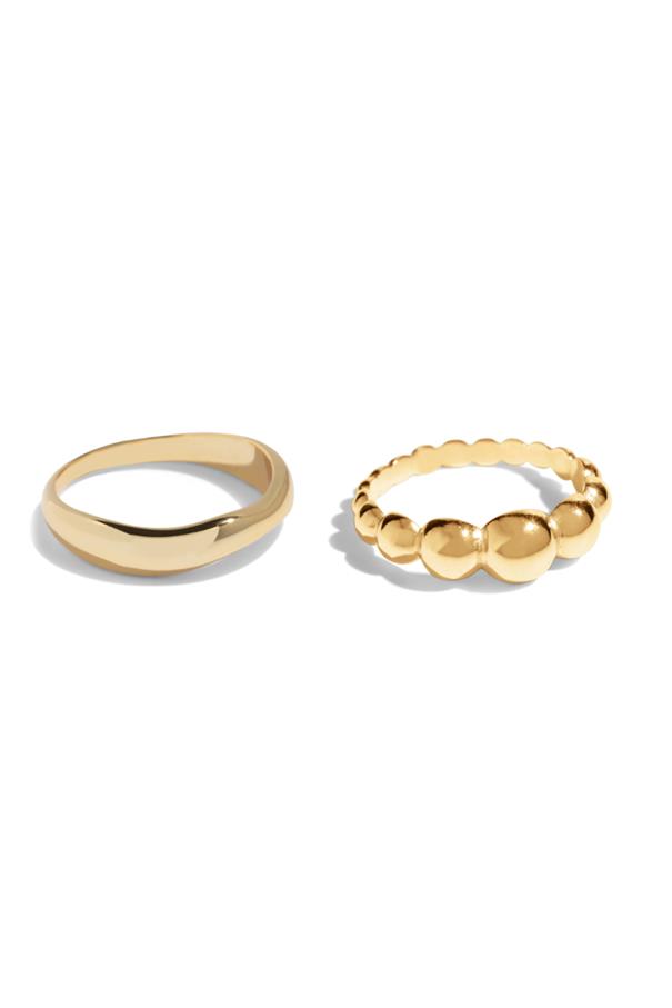 Bound Studios  The Go To Ring Set 18k Verguld