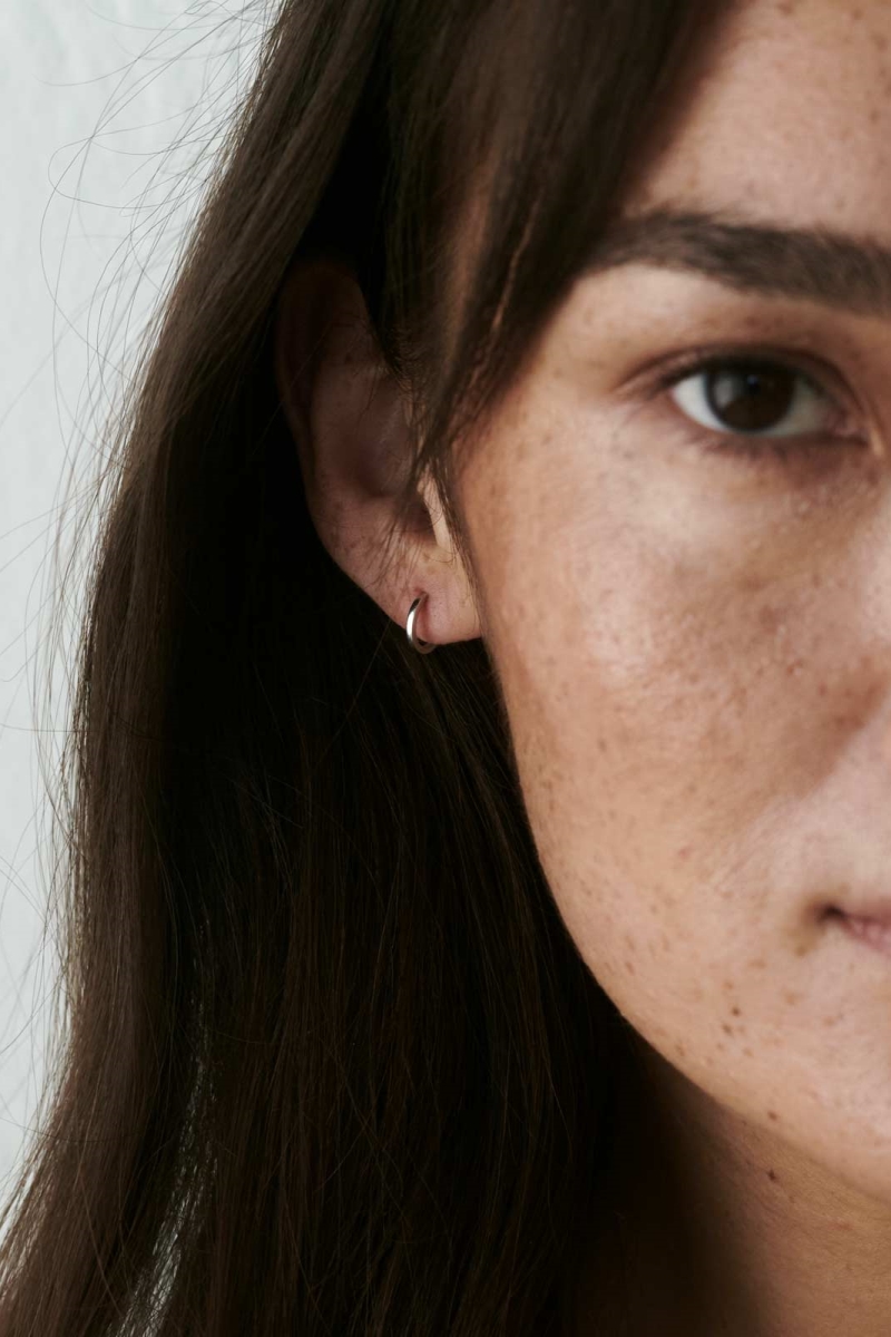 Dear Darling Berlin  Oorbellen Hoops Gold Berlin Basic 14k Echt Goud 14k Witgoud