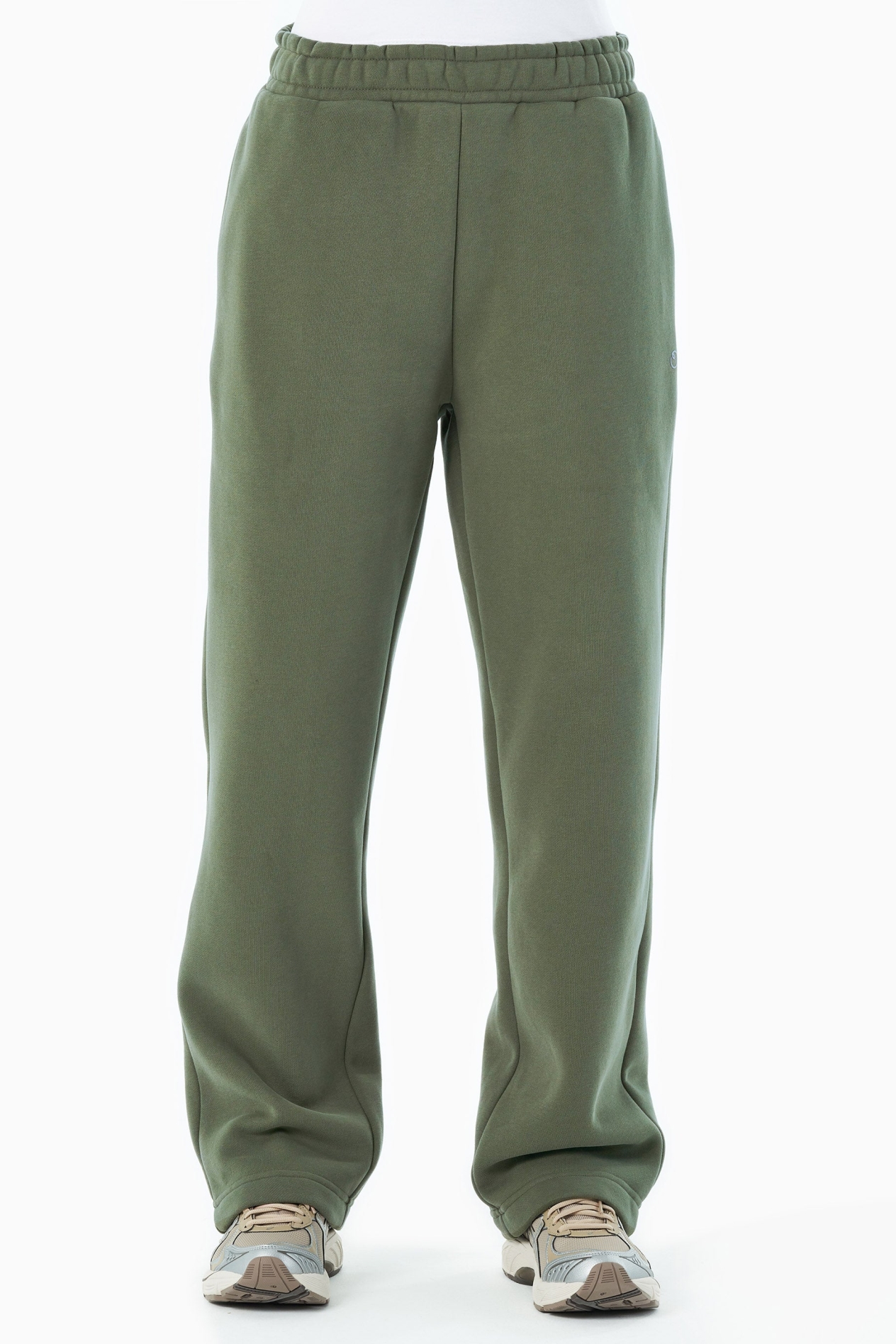 ORGANICATION mannen vegan Joggingbroek Pollen Olijf