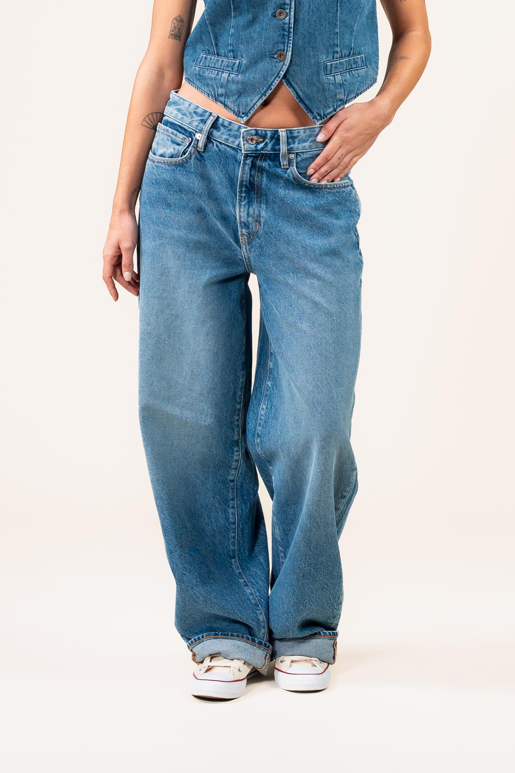 Kuyichi  Lucy Loose Jeans, Lifecycle Blauw