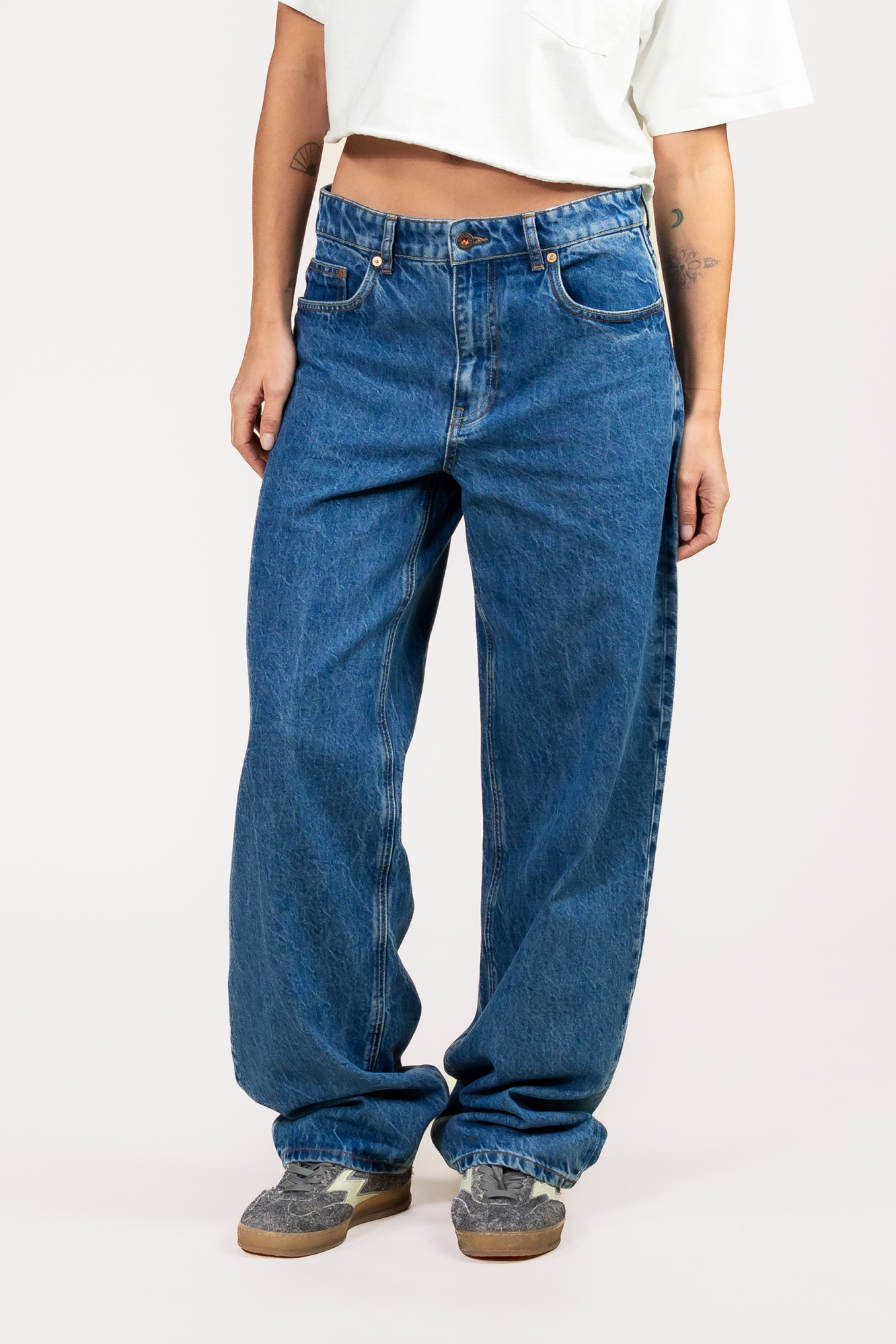 Kuyichi  Jeans Ruby Relaxed Marble Blue