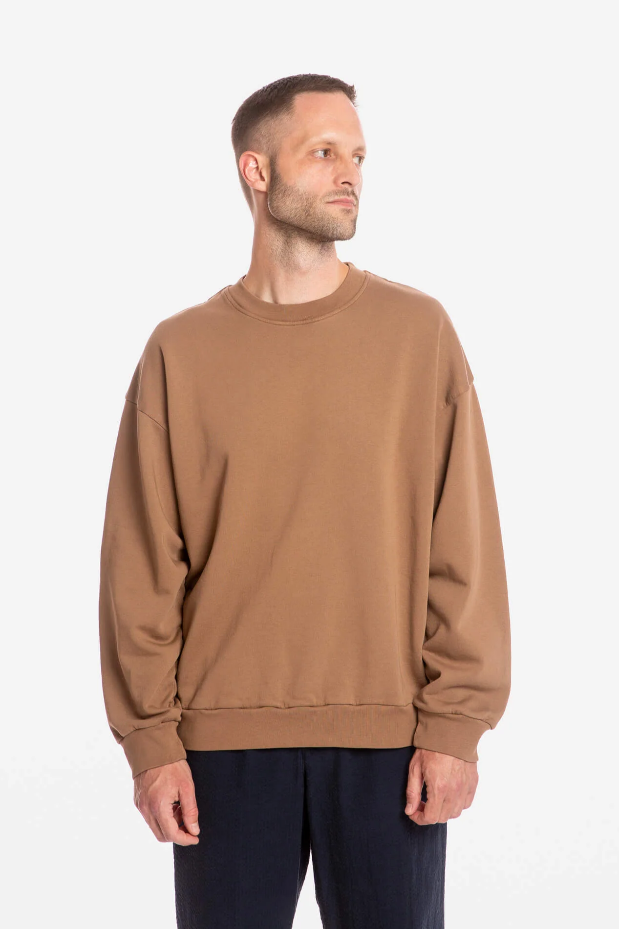 MATONA mannen vegan Sweatshirt Cocoa