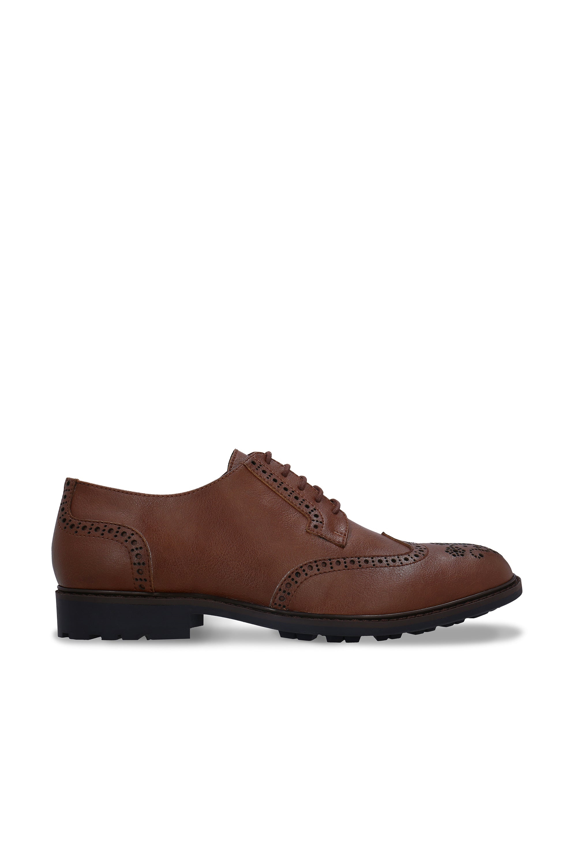 NAE mannen vegan Derby Gael Brown Schoenen