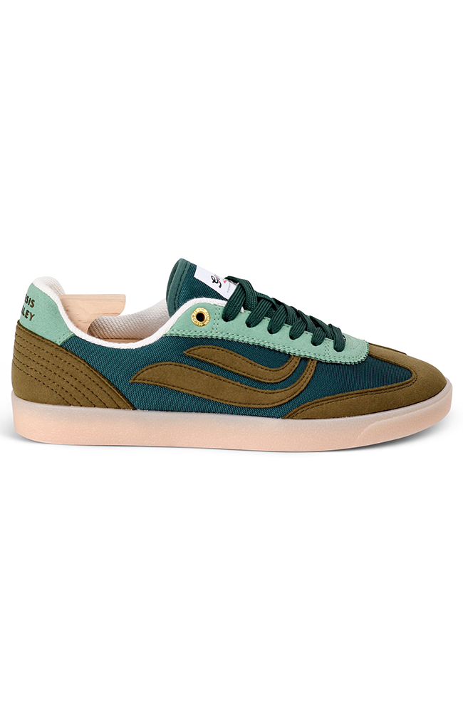 Genesis mannen vegan Sneakers G-Volley Mesh Amber Green Petrol