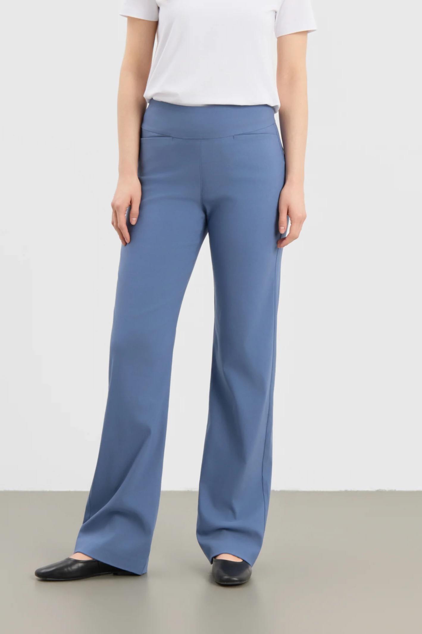 LAURIE  Broek Thea Recht Ll Blauw