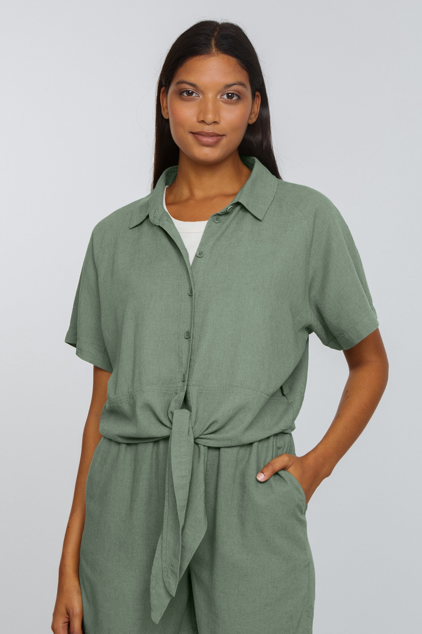 Recolution  Blouse Ocra Khaki