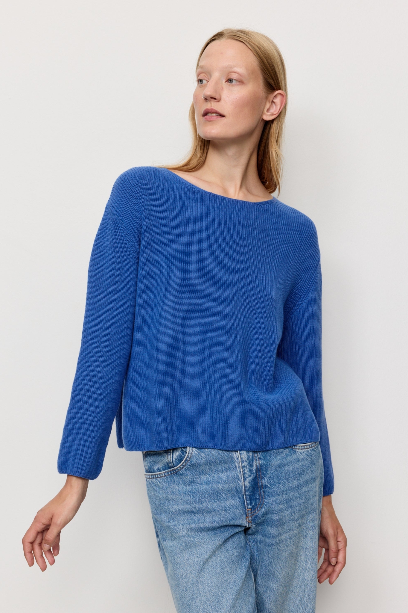 Recolution  Trui Viola Elektrisch Blauw