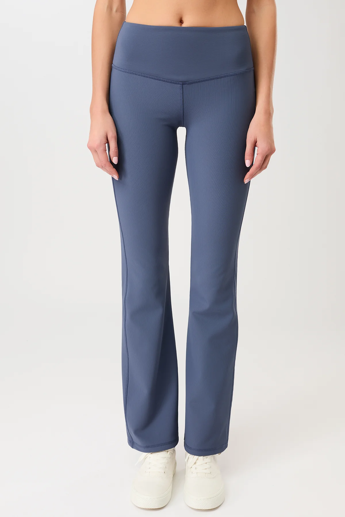 MANDALA  Broek Met Wijde Pijpen En Ribboord Eclipse Blauw