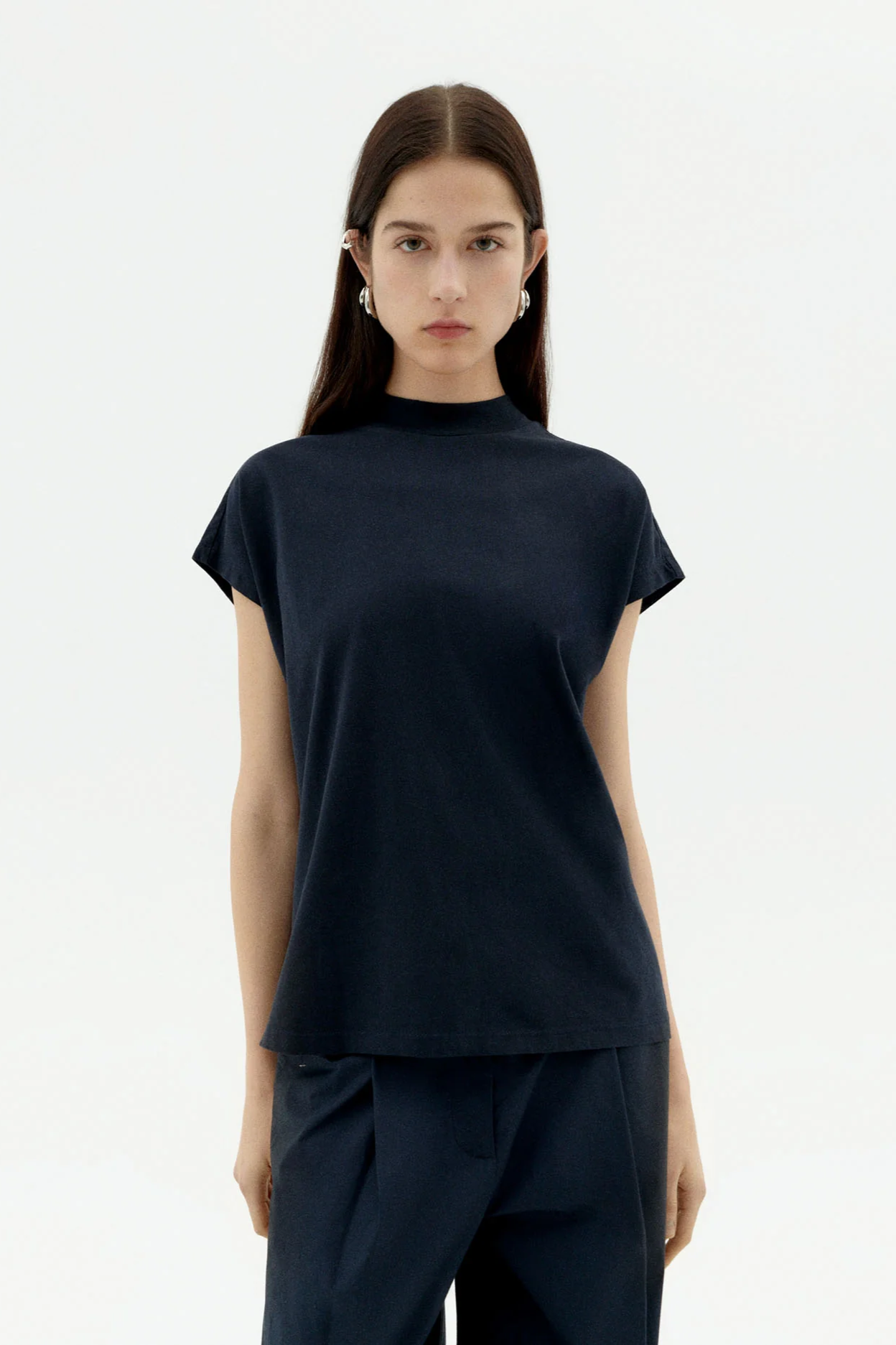 Thinking MU  T-Shirt Volta Marineblauw