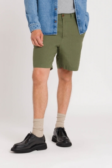 Kings of Indigo mannen vegan Shorts Reagan Klavertje Vier Groen