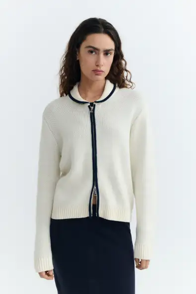 Thinking MU  Cardigan Tessa Omnia Ecru