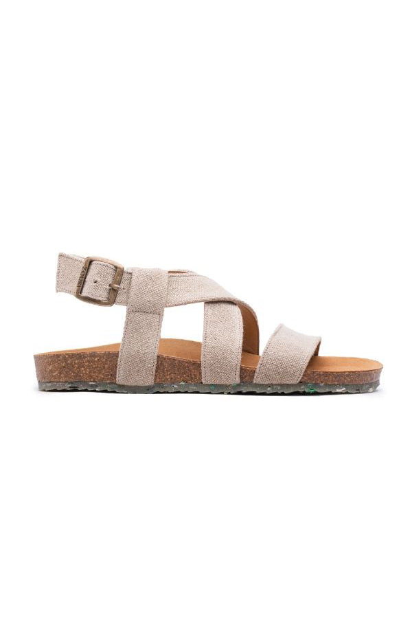 Zouri  Sandalen Zand Linnen Beige