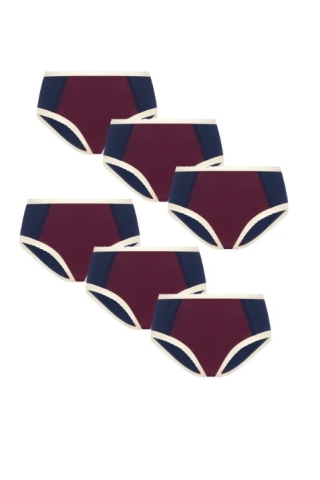 Albero Natur  Multipack 6x Hipsters Donkerblauw