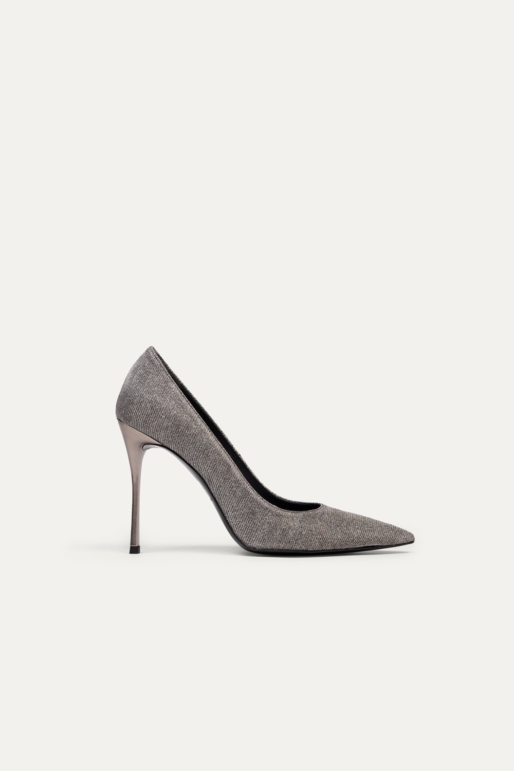 BIKKOU  Pumps Friday Night Is Cocktailavond Silver Lurex