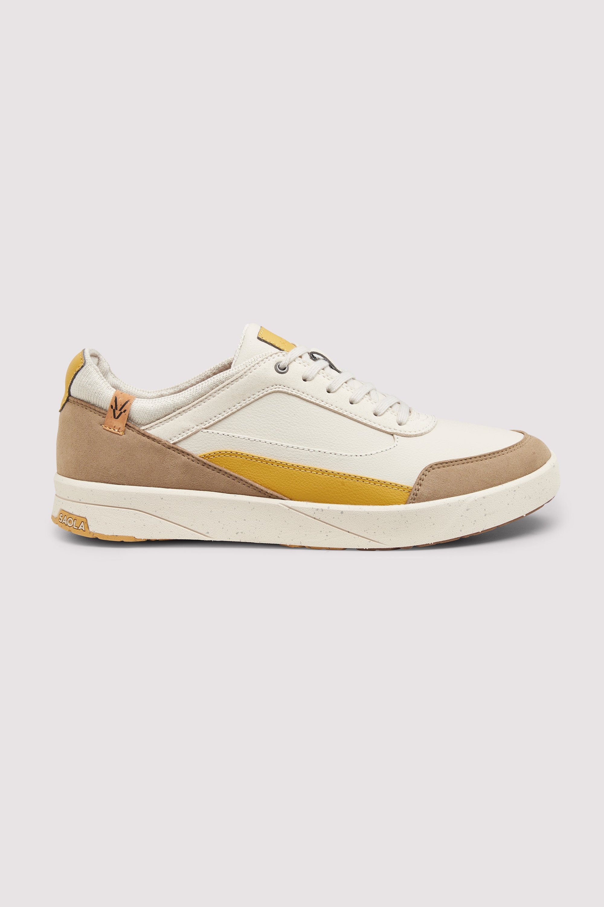 SAOLA mannen vegan Sneakers Voor Heren Quito Sand Camel