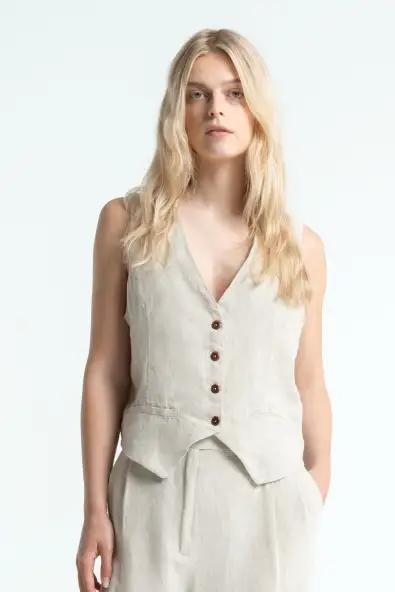 Kings of Indigo  Top Lucia Beige