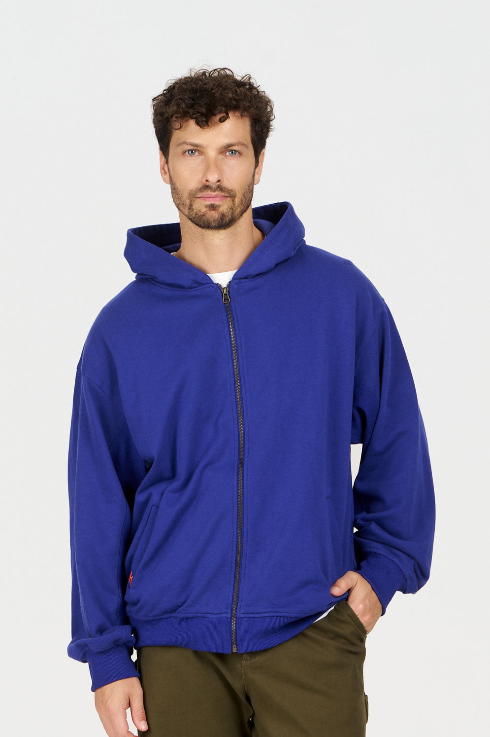 KOMODO mannen vegan Hoodie Luca Blauw