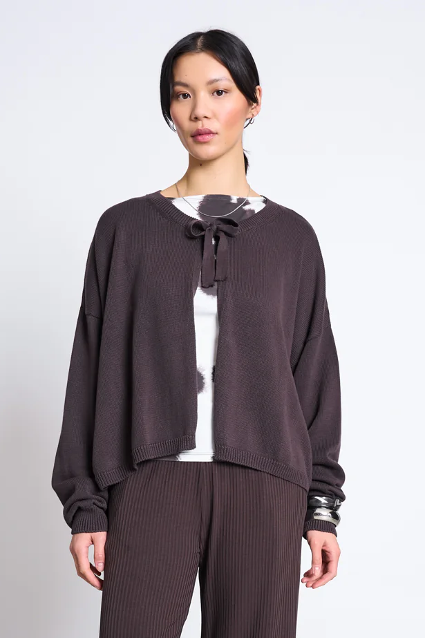 JAN 'N JUNE  Cardigan Zea Zartbitter Brown