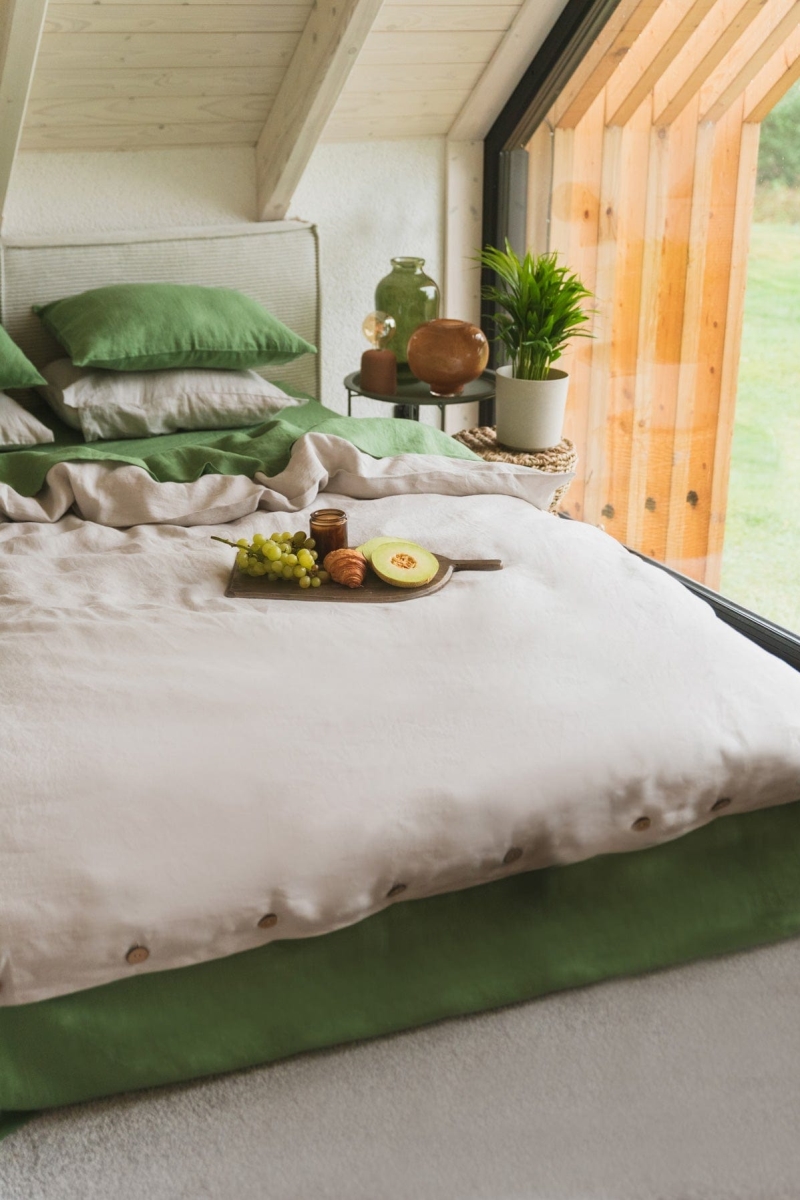 AmourLinen  Dekbedovertrek CrÃ¨me