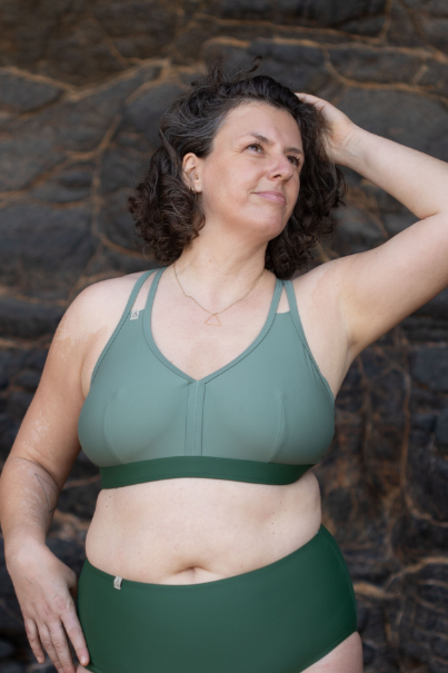 Inaska  Bikinitop Sport Wild Nature Khaki/Donkergroen
