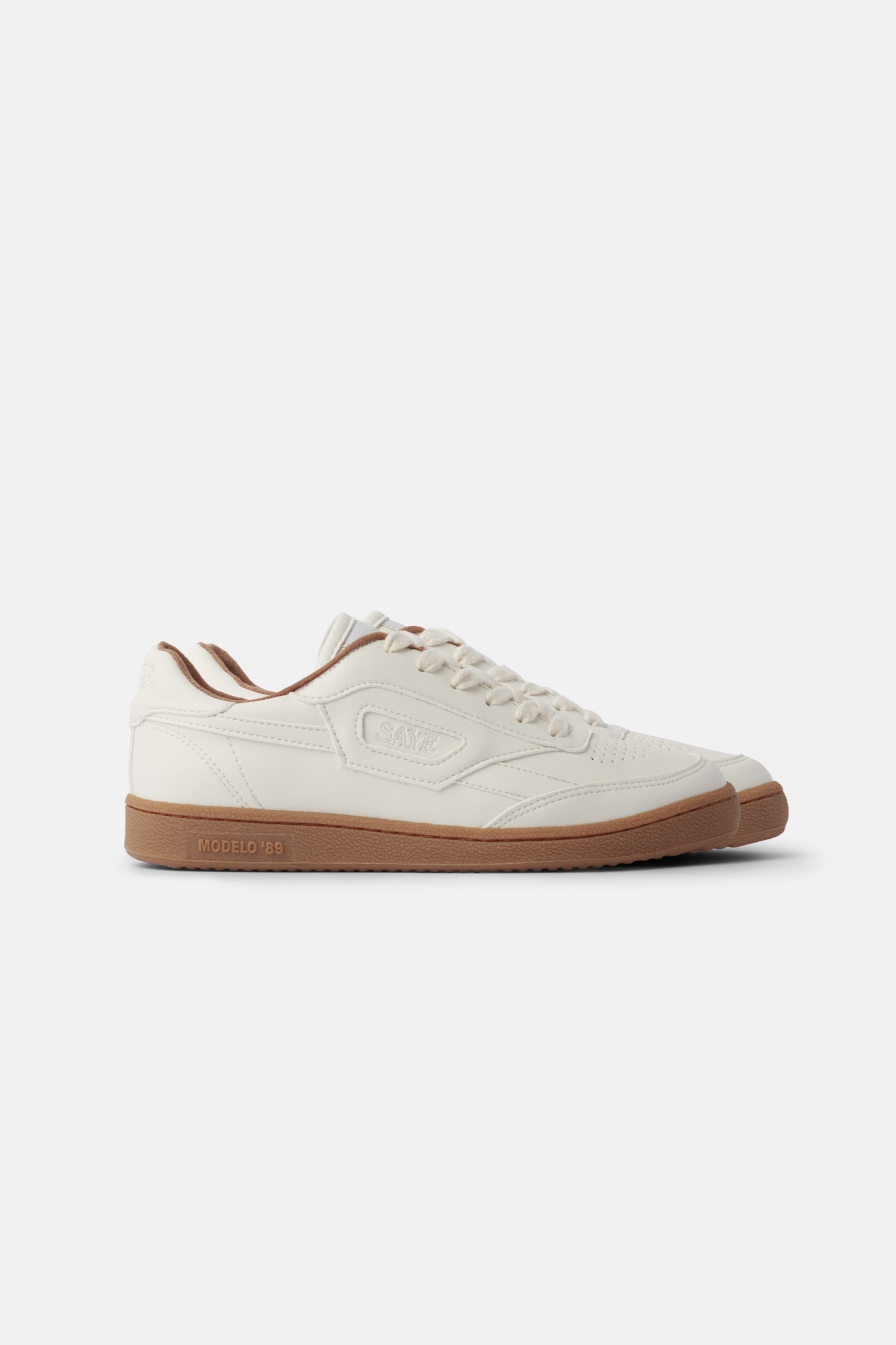 SAYE mannen vegan Sneakers Modelo '89 V-Endure Caramel Bruin
