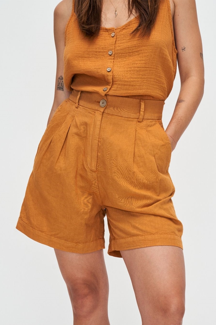Kuyichi  Shorts Sofia Inca Desert Oranje