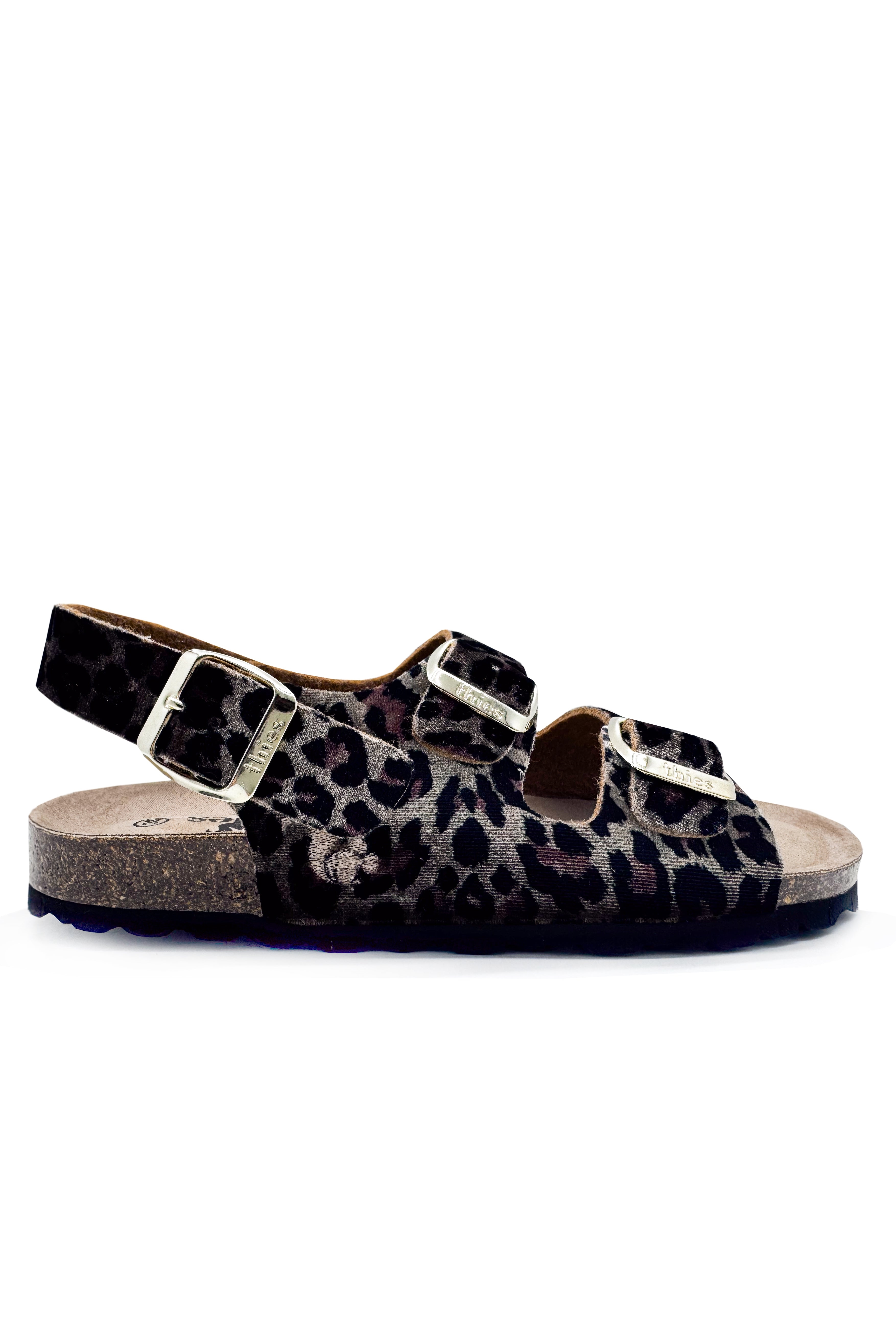 thies  Sandalen Rec Backstrap Leo Beige