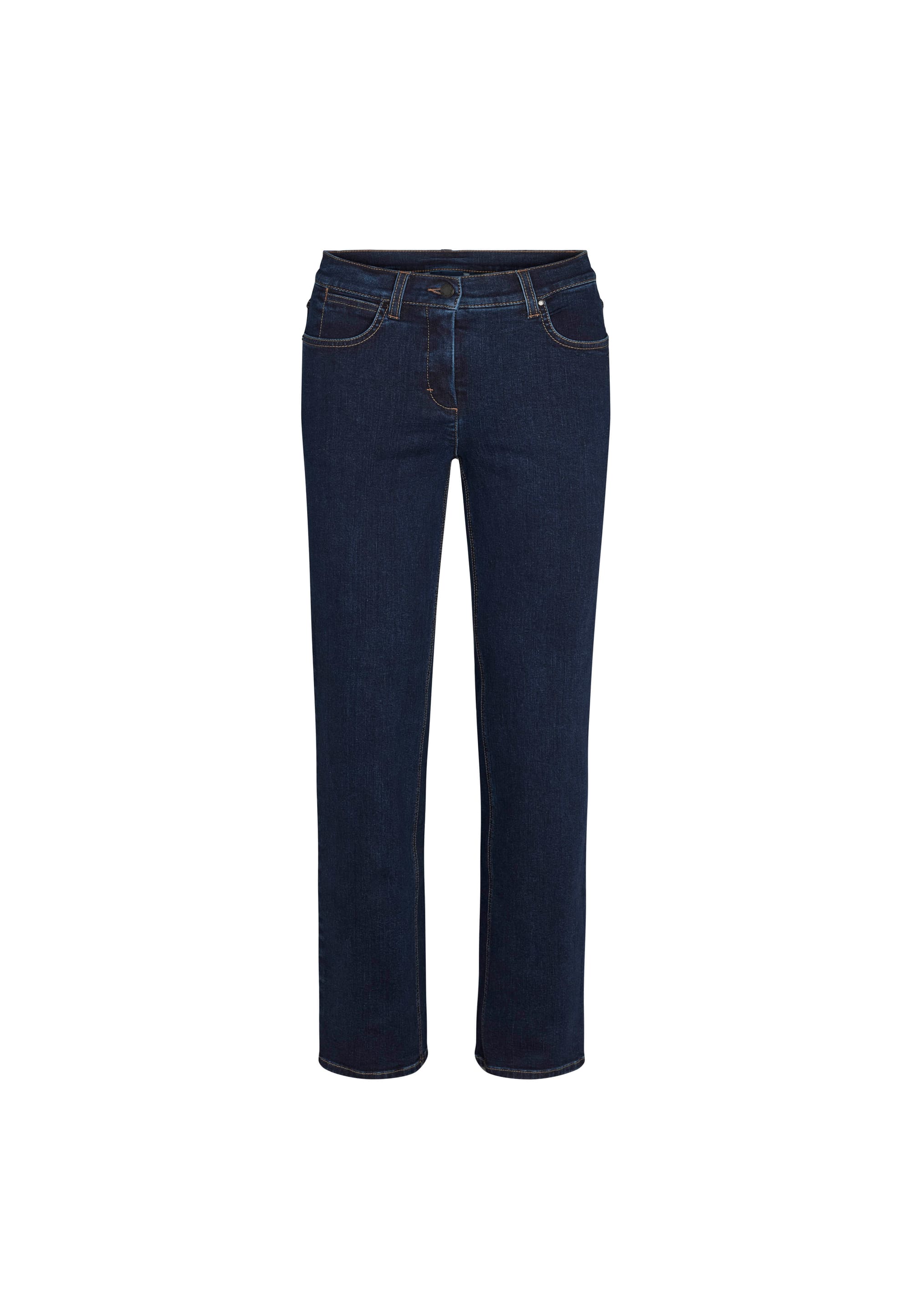 LAURIE  Jeans Marple Straight Middellange Donkerblauwe Denim