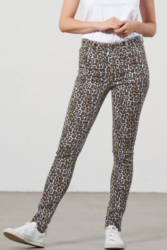 Feuervogl  Skinny Jeans Fv-Hanna Wild Animal Print
