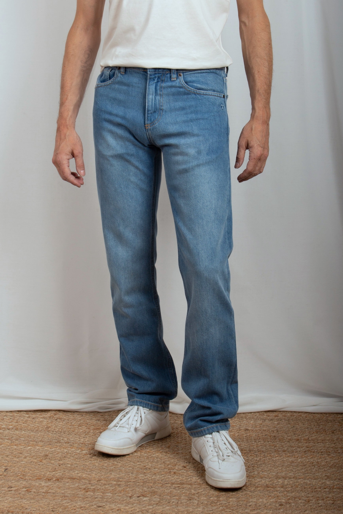 TORLAND mannen vegan Jeans Sven Mid Indigo