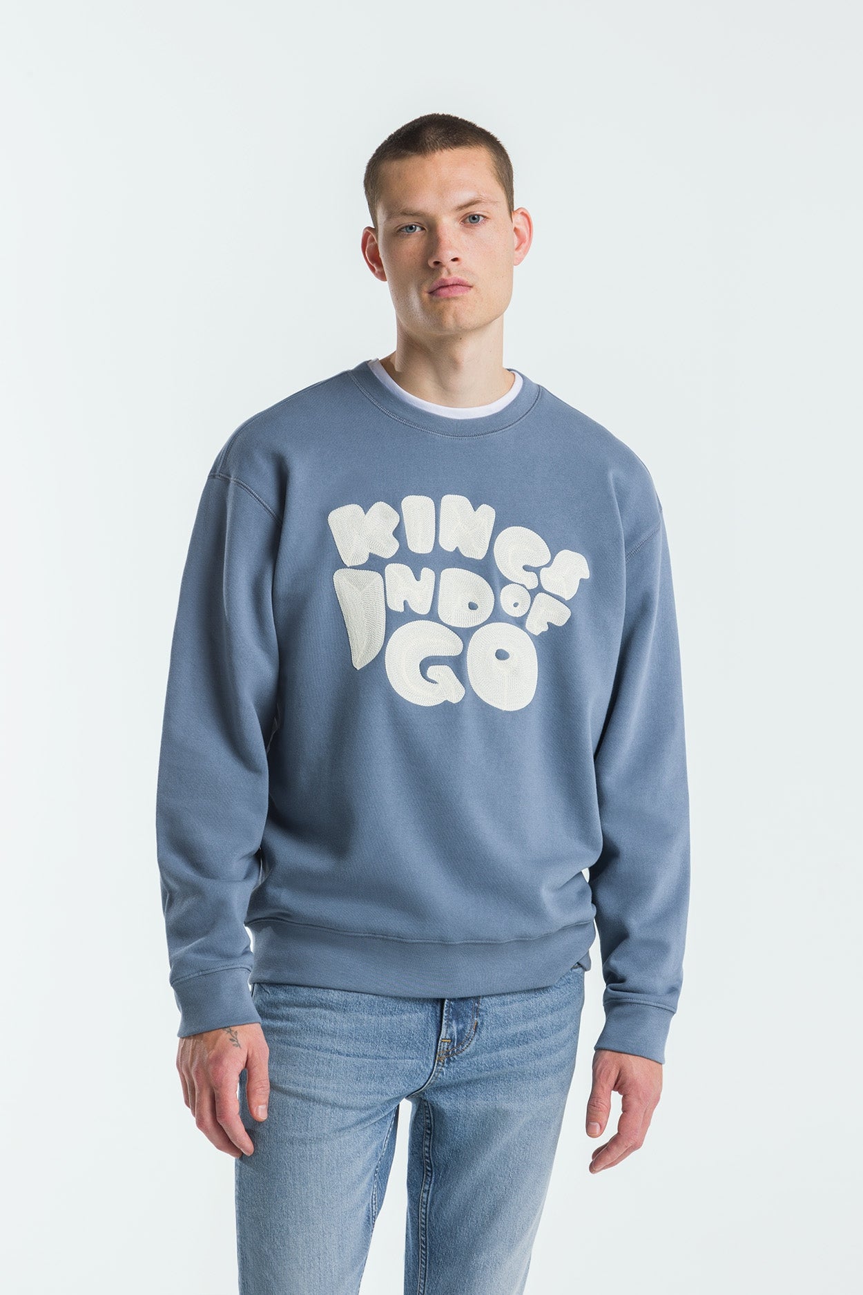 Kings of Indigo Neil Sweatshirt - Blauw