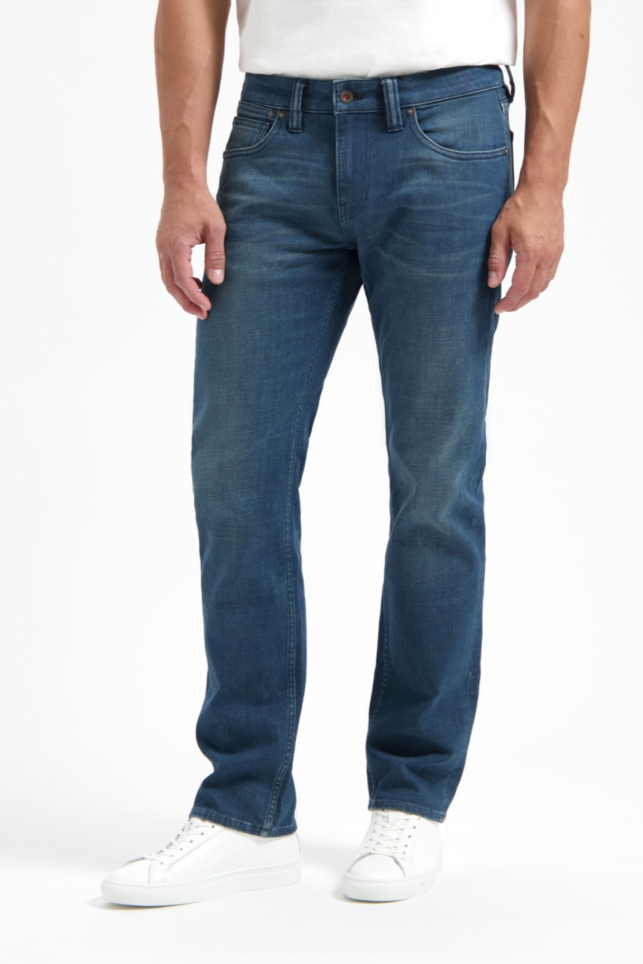 Kuyichi mannen vegan Jeans Nick Lagoon Blauw