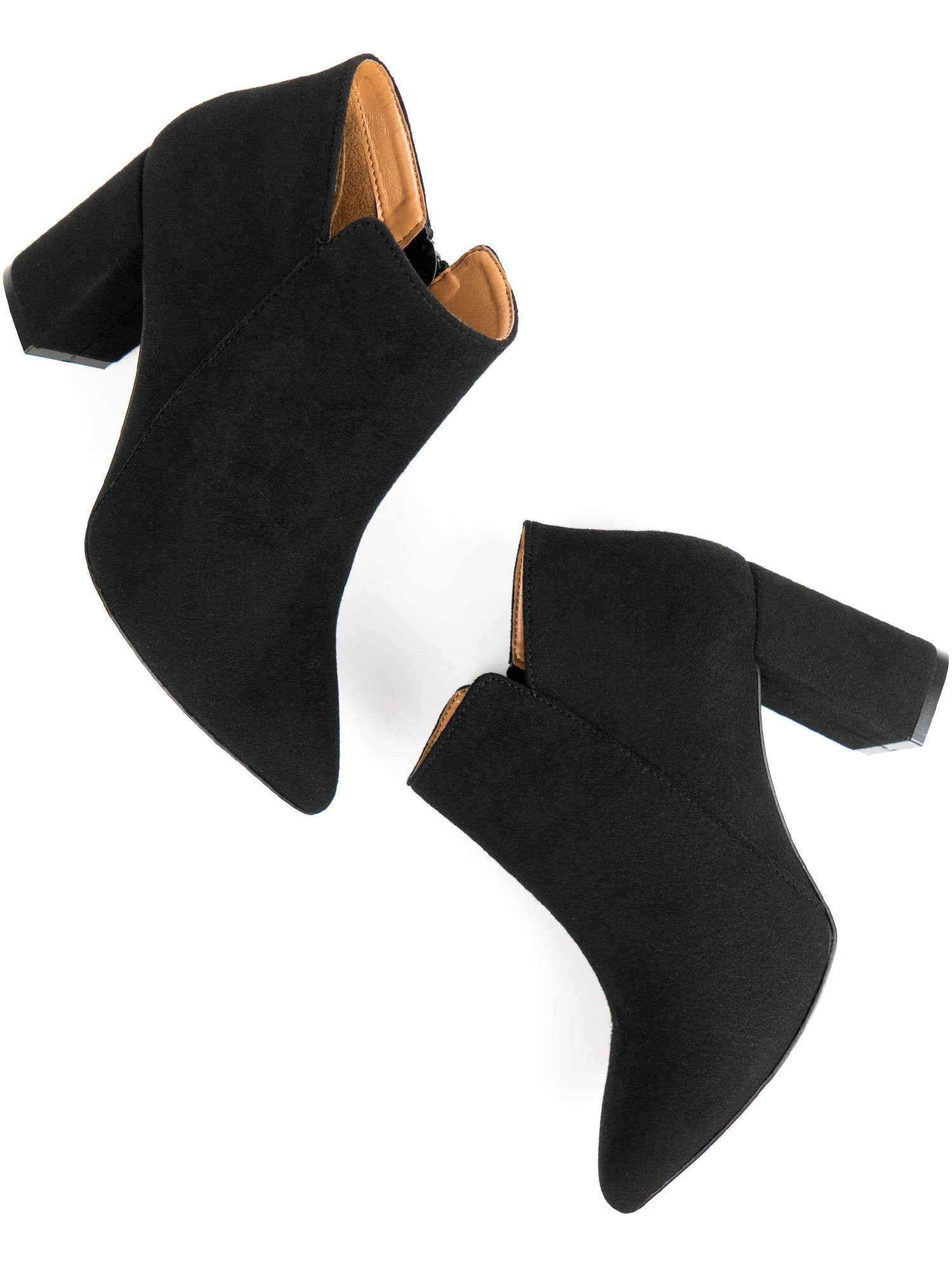Will's Vegan Store  Laarsjes Point Toe Zwart