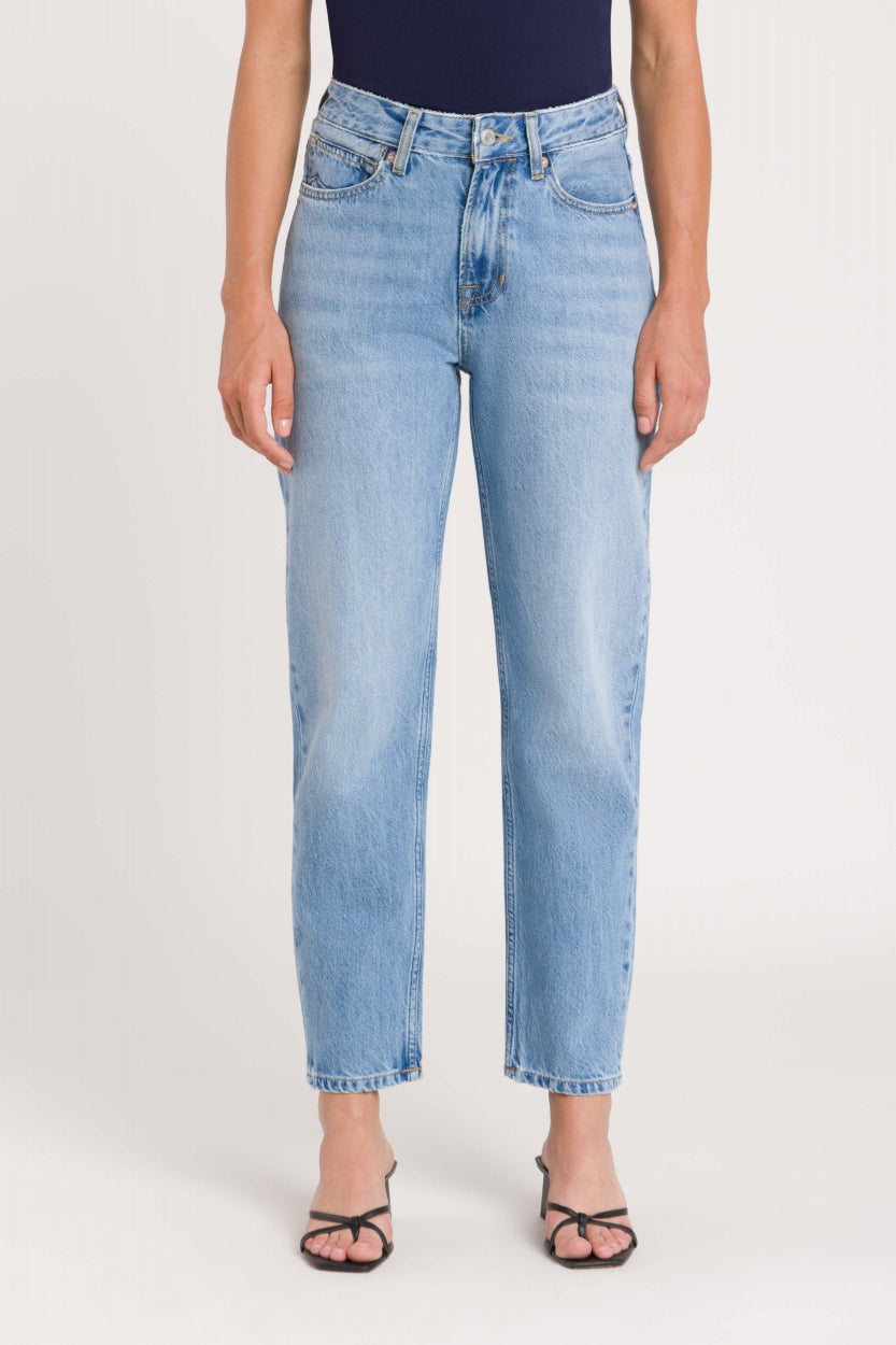 Kings of Indigo  Cropped Jeans Caroline Blue Reef Superlicht