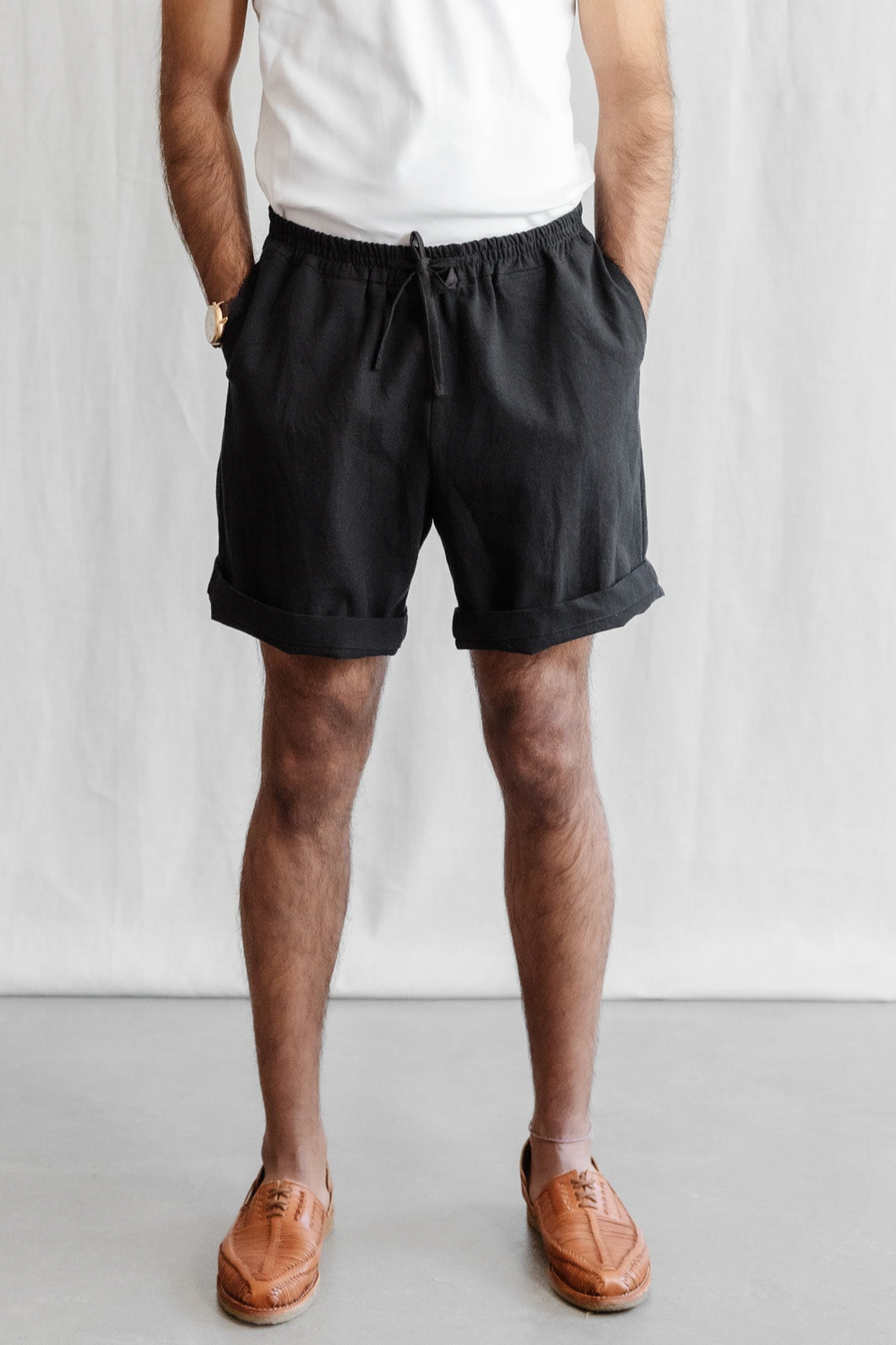 Jyoti - Fair Works mannen vegan Shorts Jhanvi Zwart