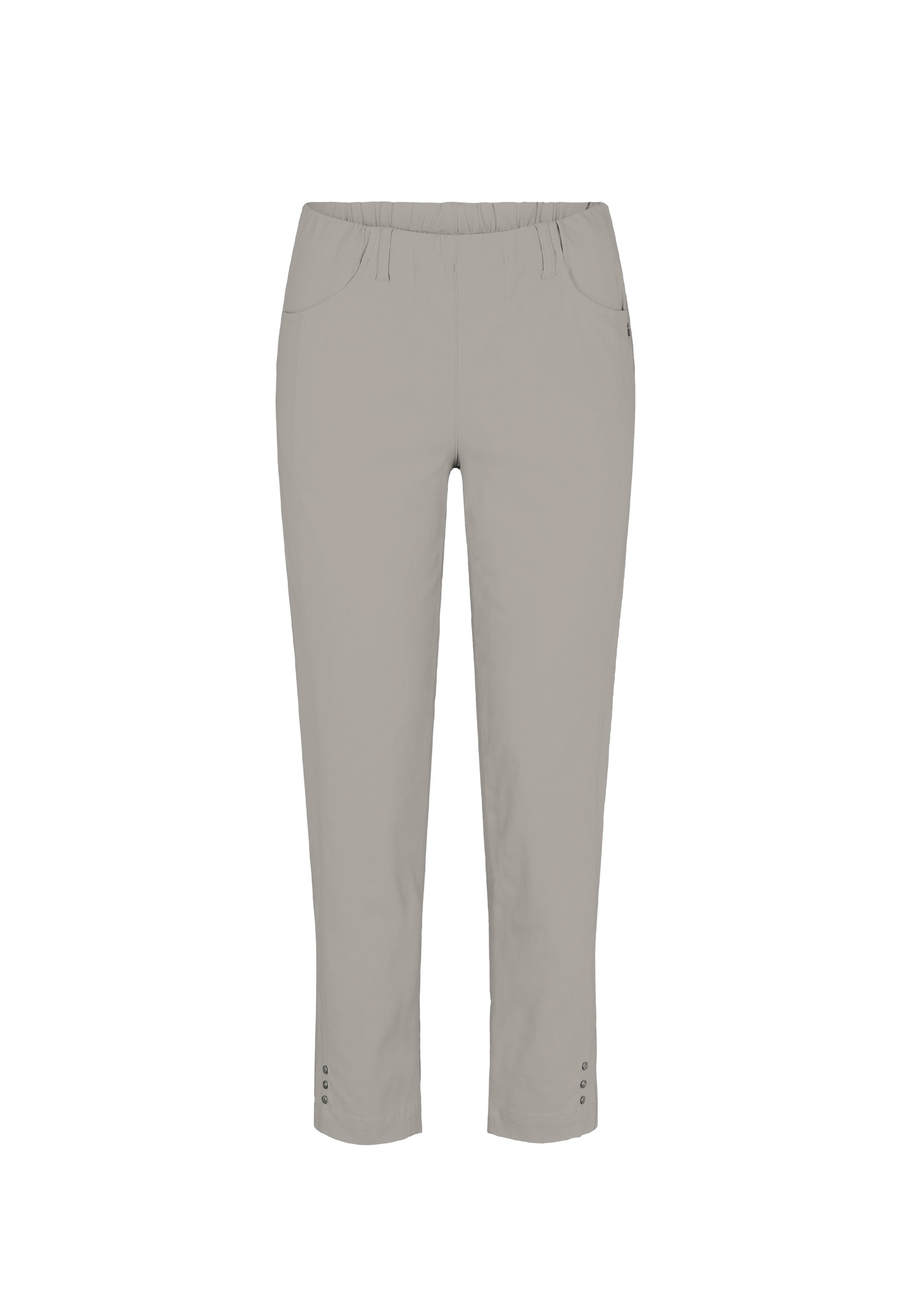 LAURIE  Broek Rose Regular Crop Grey Sand
