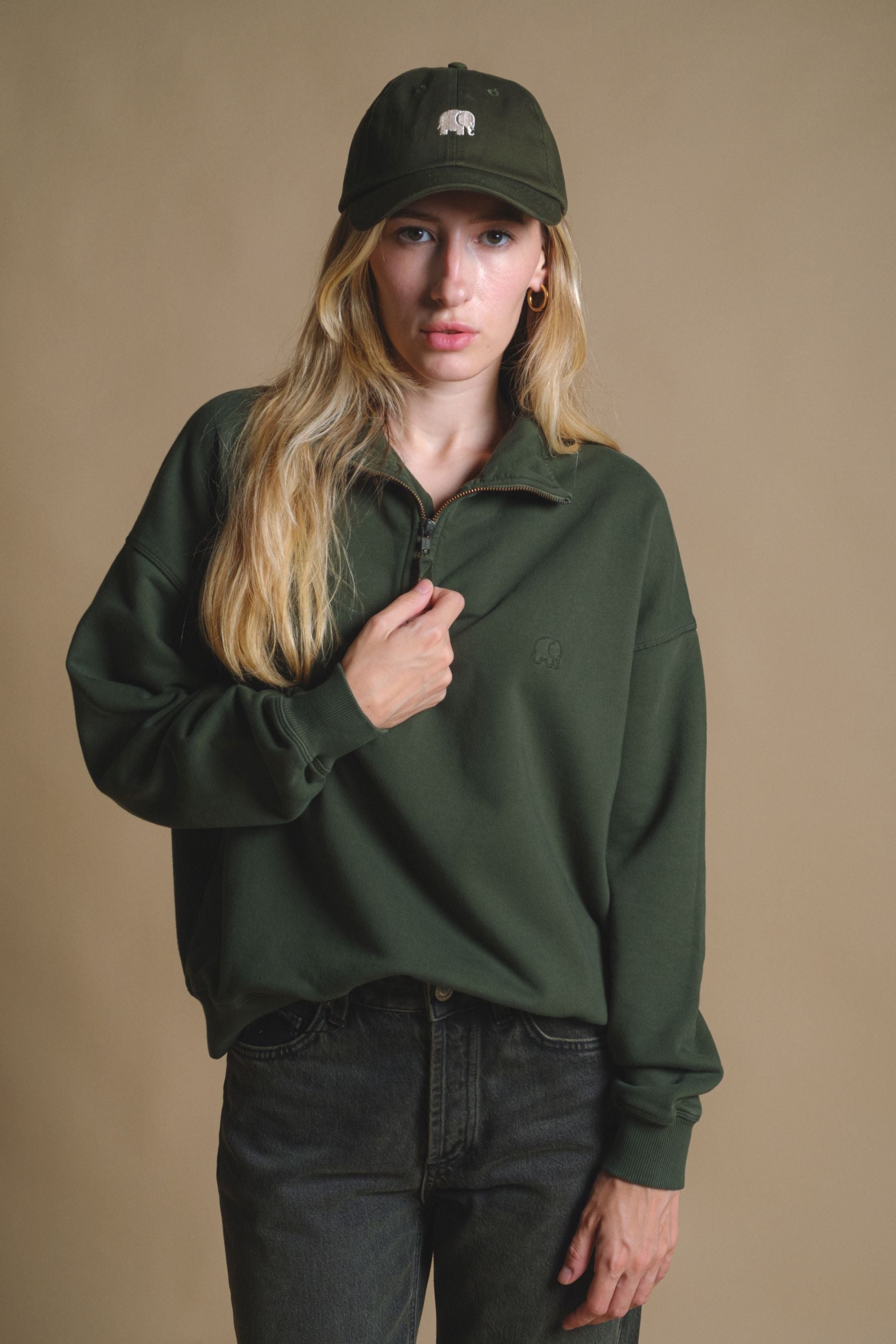 Trendsplant  Trui Essential Heavyweight Kombu Groen