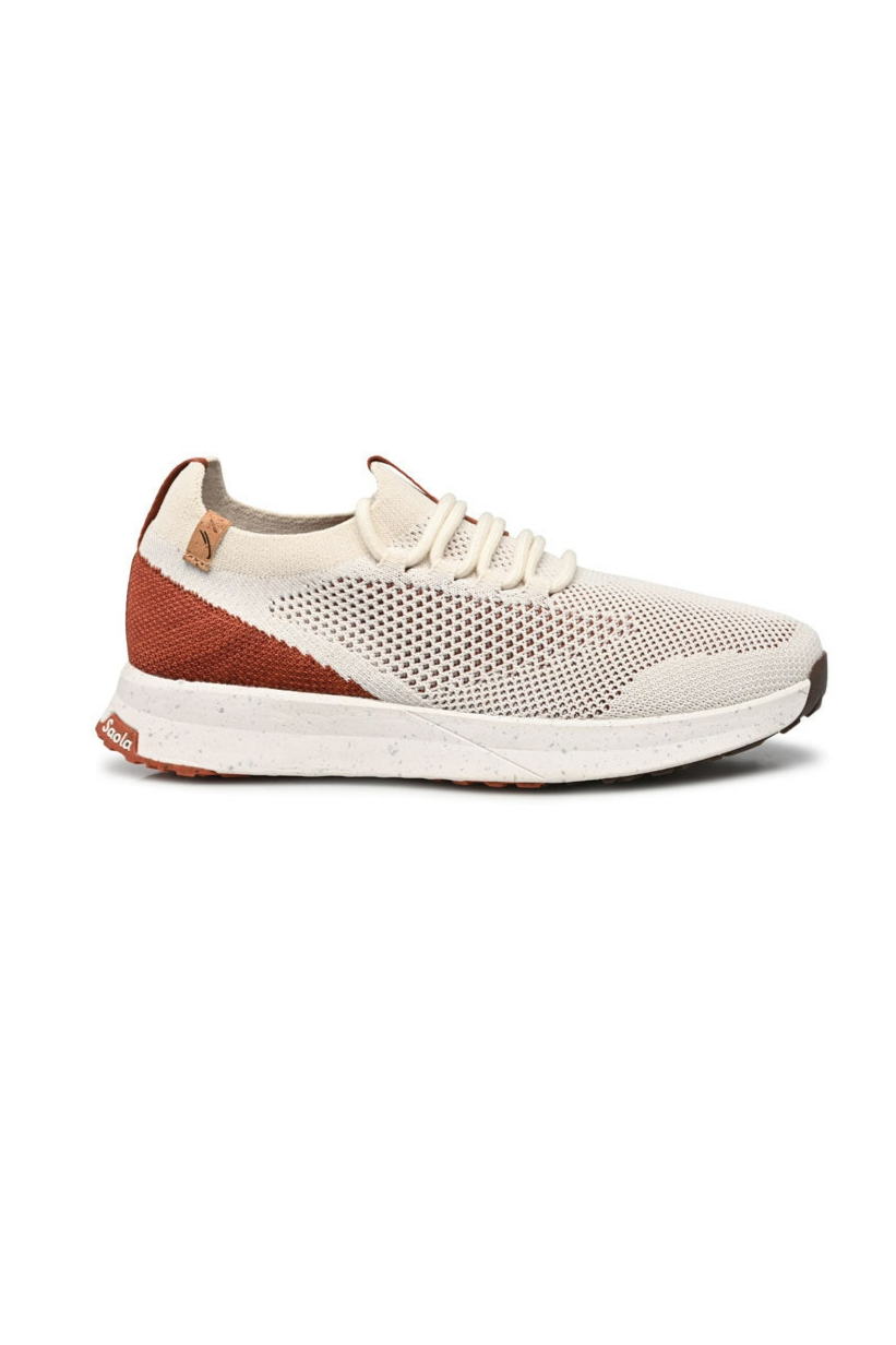SAOLA  Sneakers Dames Tsavo 2.0 Wit / Bordeaux