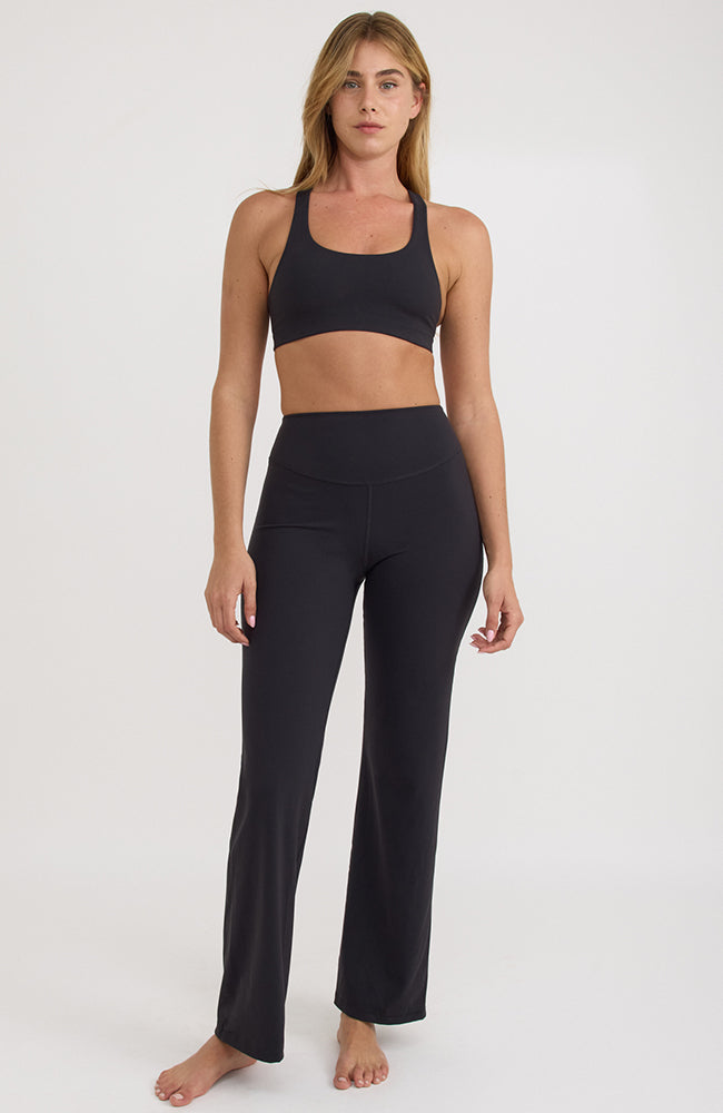 Active flare legging zwart