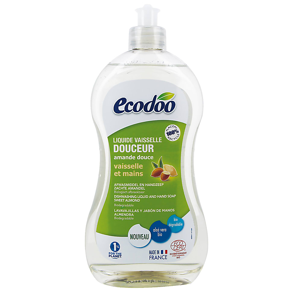 Ecodoo Zacht Vloeibaar Afwasmiddel - Amandel