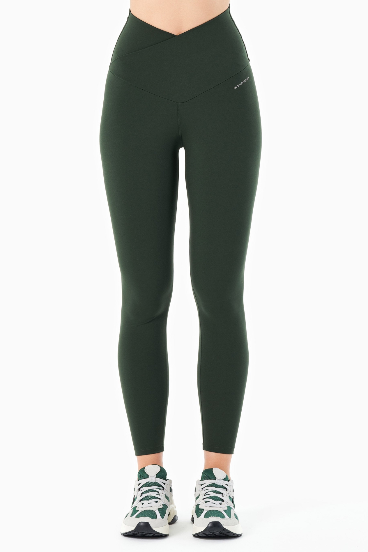 ORGANICATION  Leggings Met Hoge Taille Libby Amazonas Groen